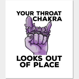 Yoga Chakra Brass Knuckles Funny Meditation Zen Statement Posters and Art